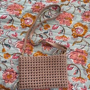 Anthropologie Woven Crossbody Bag